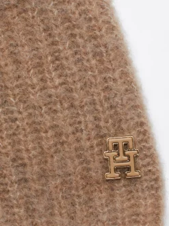 Czapki|Czapki I Szaliki*Tommy Hilfiger Czapka Beanie Z Mieszanki Wełny Z Alpaki CAMEL