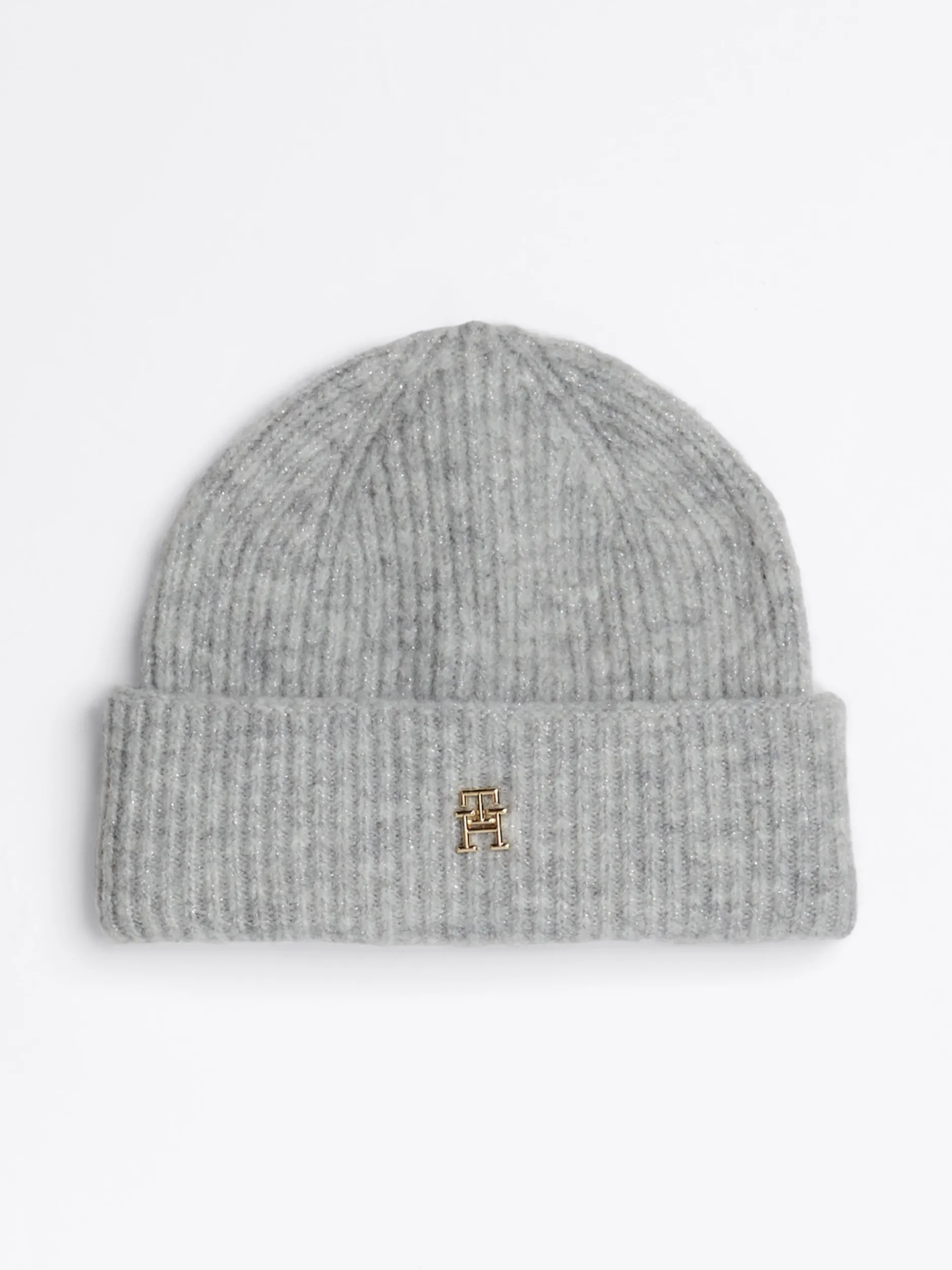 Czapki|Czapki I Szaliki*Tommy Hilfiger Czapka Beanie Z Monogramem TH LIGHT GREY MELANGE