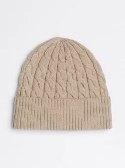 Czapki|Czapki I Szaliki*Tommy Hilfiger Czapka Beanie Z Monogramem TH BEIGE