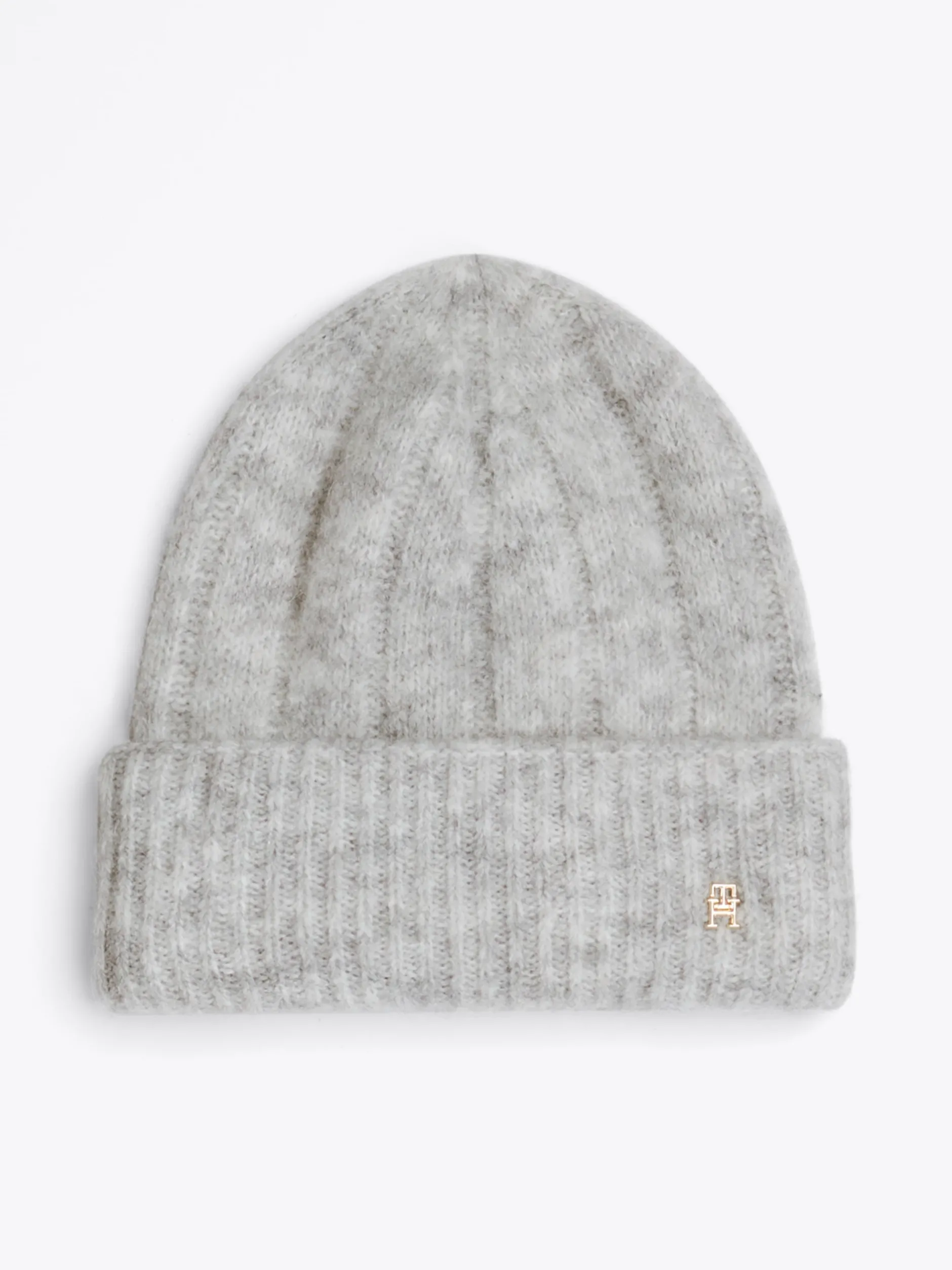 Czapki|Czapki I Szaliki*Tommy Hilfiger Czapka Beanie Z Monogramem TH LIGHT GREY MELANGE