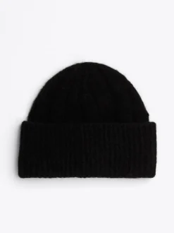 Czapki|Czapki I Szaliki*Tommy Hilfiger Czapka Beanie Z Monogramem TH BLACK