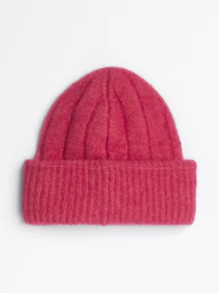Czapki|Czapki I Szaliki*Tommy Hilfiger Czapka Beanie Z Monogramem TH HERITAGE PINK