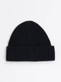 Czapki|Czapki I Szaliki*Tommy Hilfiger Czapka Beanie Z Puszystej Mieszanki Wełny SPACE BLUE