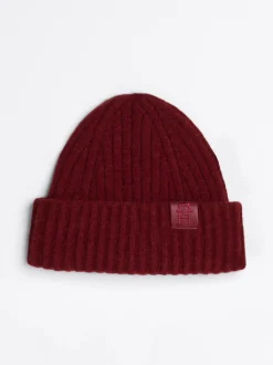 Czapki|Czapki I Szaliki*Tommy Hilfiger Czapka Beanie Z Puszystej Mieszanki Wełny ROUGE