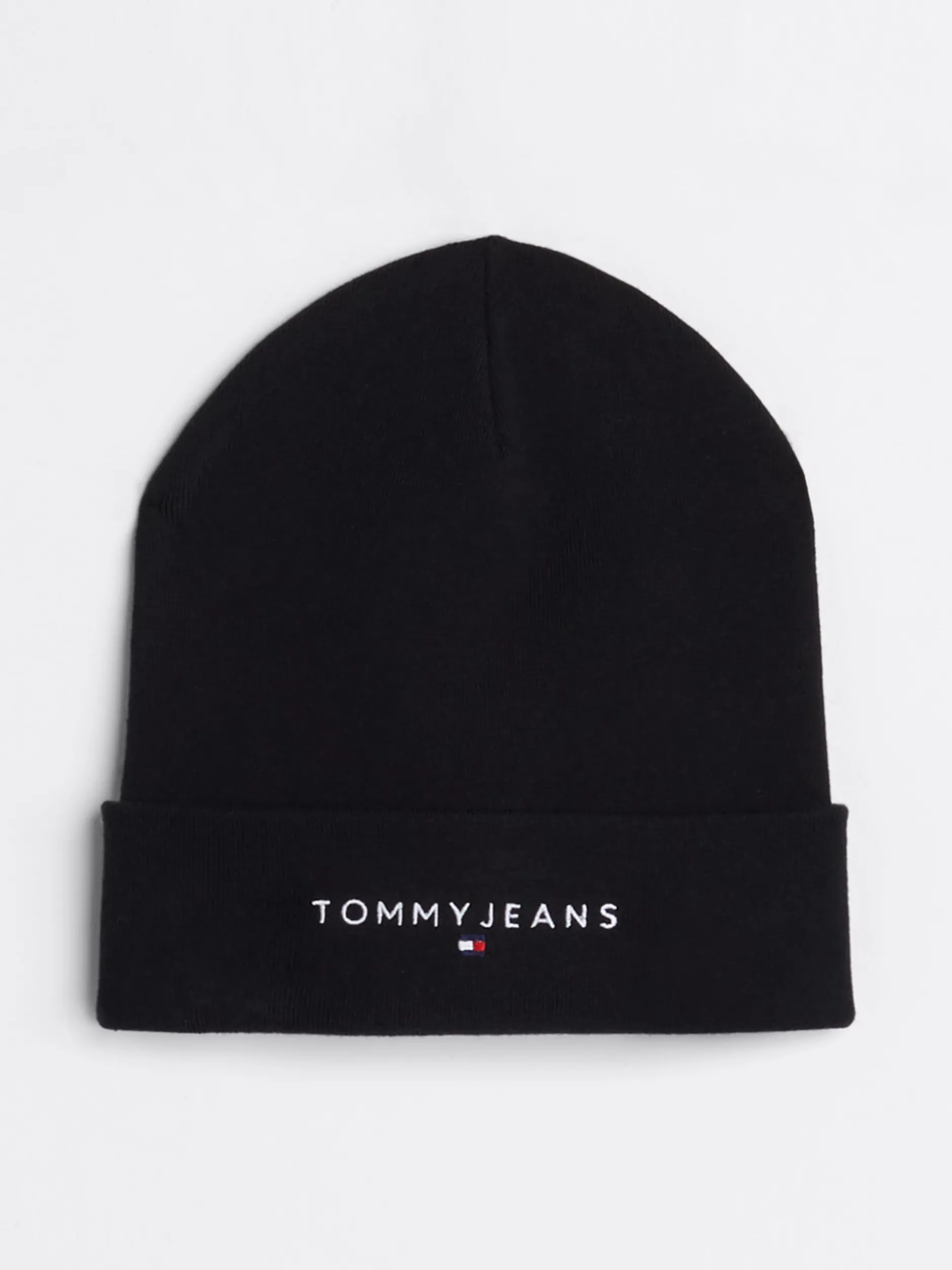 Czapki|Czapki I Szaliki*Tommy Hilfiger Czapka Beanie Z Wyhaftowanym Logo BLACK
