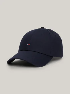 Czapki Z Daszkiem|Czapki I Szaliki*Tommy Hilfiger Czapka Bejsbolowa Essential Z Haftowaną Flagą SPACE BLUE