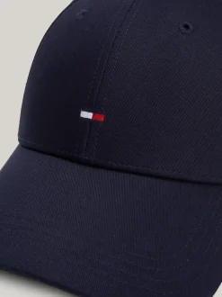 Czapki Z Daszkiem|Czapki I Szaliki*Tommy Hilfiger Czapka Bejsbolowa Essential Z Haftowaną Flagą SPACE BLUE