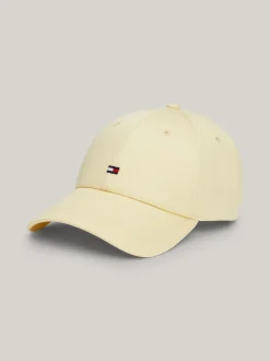 Czapki Z Daszkiem|Czapki I Szaliki*Tommy Hilfiger Czapka Bejsbolowa Essential Z Haftowaną Flagą LEMON ZEST