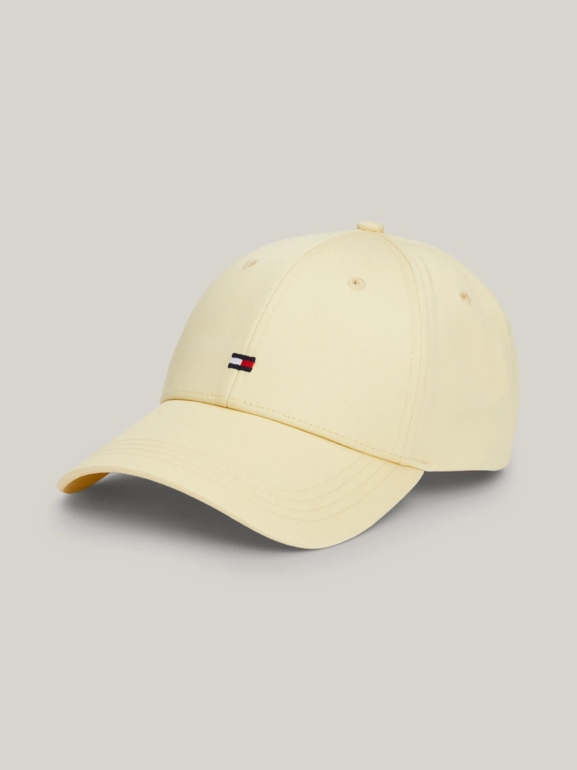 Czapki Z Daszkiem|Czapki I Szaliki*Tommy Hilfiger Czapka Bejsbolowa Essential Z Haftowaną Flagą LEMON ZEST