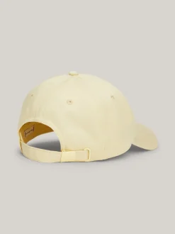 Czapki Z Daszkiem|Czapki I Szaliki*Tommy Hilfiger Czapka Bejsbolowa Essential Z Haftowaną Flagą LEMON ZEST