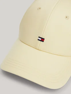 Czapki Z Daszkiem|Czapki I Szaliki*Tommy Hilfiger Czapka Bejsbolowa Essential Z Haftowaną Flagą LEMON ZEST