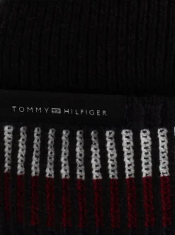 Czapki|Czapki I Szaliki*Tommy Hilfiger Czapka Typu Beanie Corporate Z Mieszanki Wełny BLACK