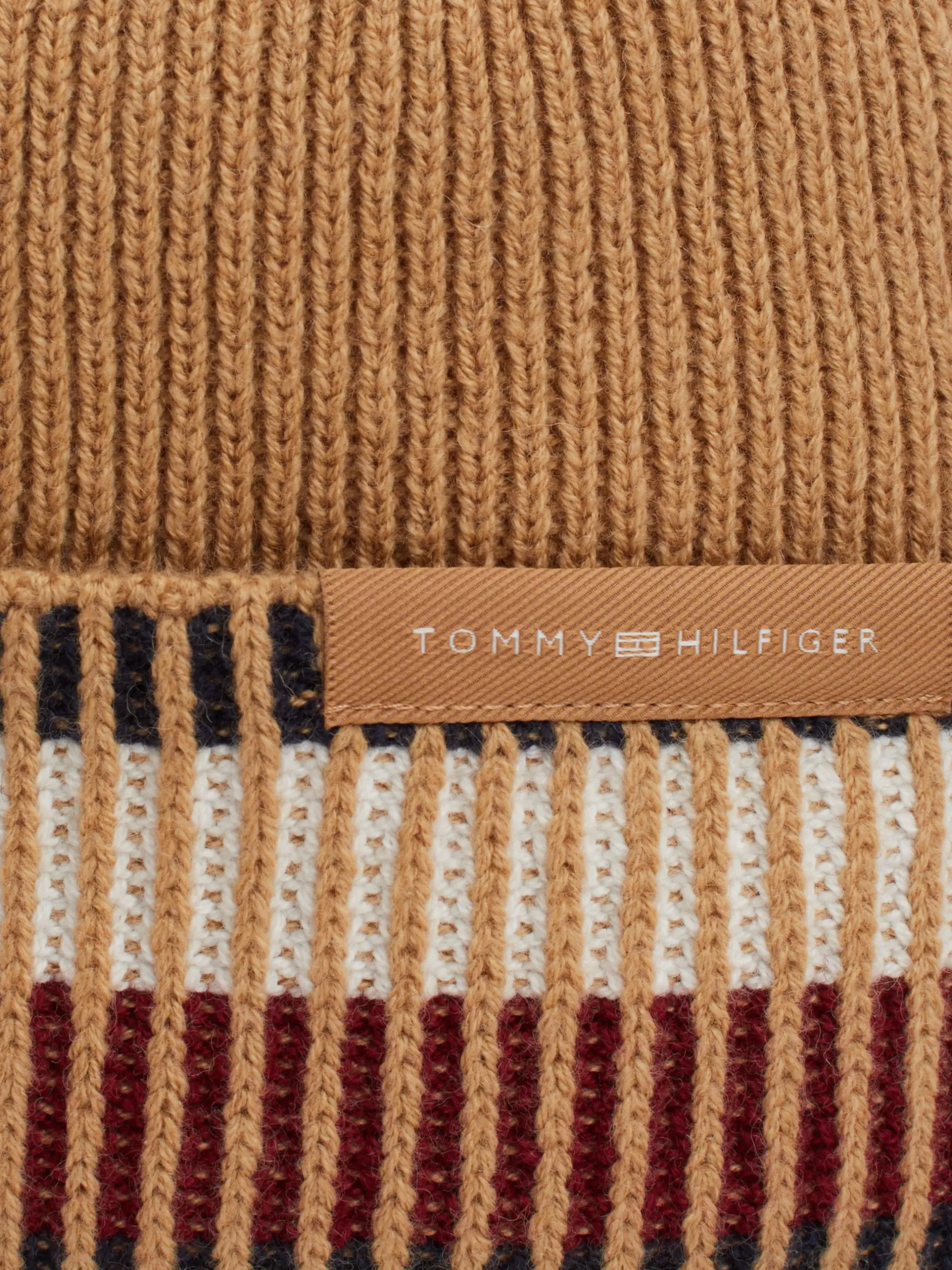 Czapki|Czapki I Szaliki*Tommy Hilfiger Czapka Typu Beanie Corporate Z Mieszanki Wełny CLASSIC KHAKI