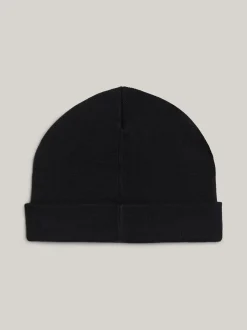 Czapki|Czapki I Szaliki*Tommy Hilfiger Czapka Typu Beanie Heritage Z Logo BLACK
