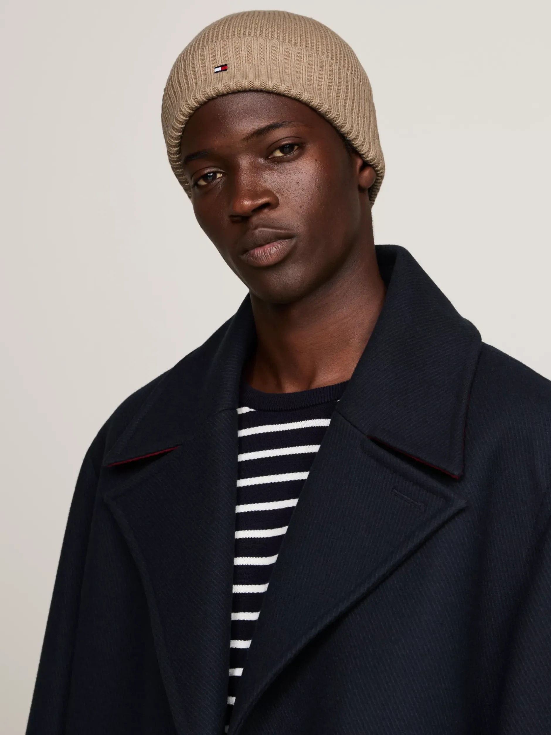 Czapki|Czapki I Szaliki*Tommy Hilfiger Czapka Typu Beanie Z Flagą BEIGE