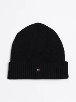 Czapki|Czapki I Szaliki*Tommy Hilfiger Czapka Typu Beanie Z Flagą BLACK