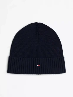 Czapki I Szaliki|Czapki*Tommy Hilfiger Czapka Typu Beanie Z Flagą SPACE BLUE