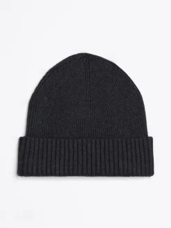 Czapki|Czapki I Szaliki*Tommy Hilfiger Czapka Typu Beanie Z Flagą CHARCOAL GRAY