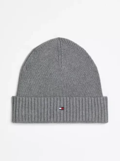 Czapki|Czapki I Szaliki*Tommy Hilfiger Czapka Typu Beanie Z Flagą MID GREY HEATHER