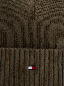 Czapki|Czapki I Szaliki*Tommy Hilfiger Czapka Typu Beanie Z Flagą ARMY GREEN
