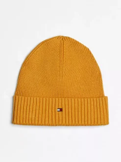 Czapki|Czapki I Szaliki*Tommy Hilfiger Czapka Typu Beanie Z Flagą CITY YELLOW