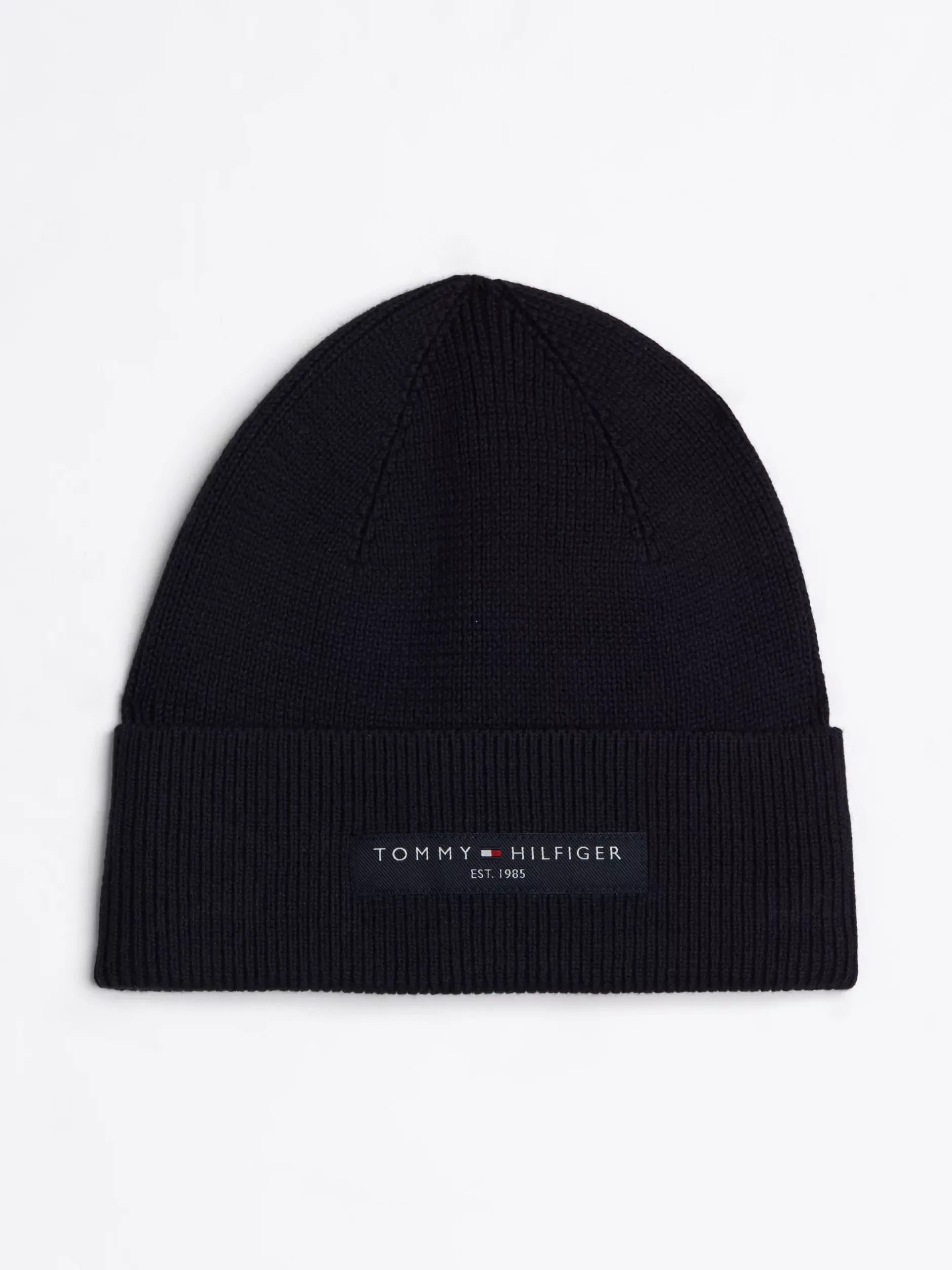 Czapki|Czapki I Szaliki*Tommy Hilfiger Czapka Typu Beanie Z Naszywką Z Logo SPACE BLUE