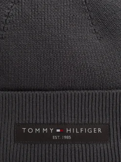 Czapki|Czapki I Szaliki*Tommy Hilfiger Czapka Typu Beanie Z Naszywką Z Logo DARK GREY