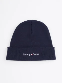 Czapki|Czapki I Szaliki*Tommy Hilfiger Czapka Typu Beanie Z Wyhaftowanym Logo TWILIGHT NAVY
