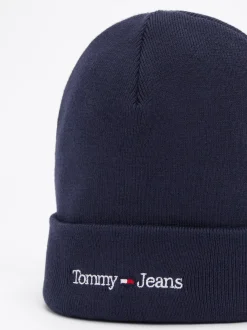 Czapki|Czapki I Szaliki*Tommy Hilfiger Czapka Typu Beanie Z Wyhaftowanym Logo TWILIGHT NAVY