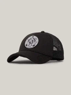 Czapki Z Daszkiem|Czapki I Szaliki*Tommy Hilfiger Czapka Typu Trucker Z Daszkiem I Siateczką BLACK