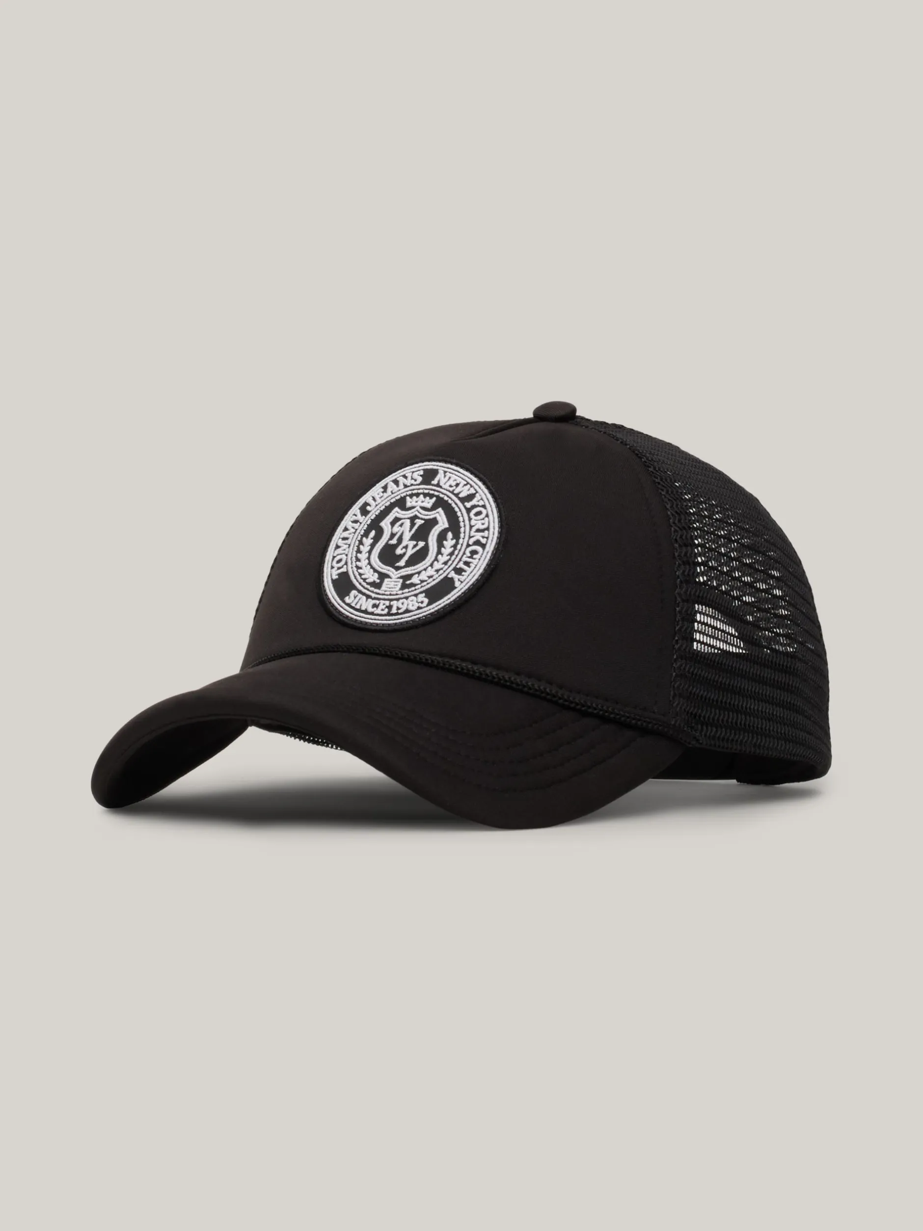 Czapki Z Daszkiem|Czapki I Szaliki*Tommy Hilfiger Czapka Typu Trucker Z Daszkiem I Siateczką BLACK