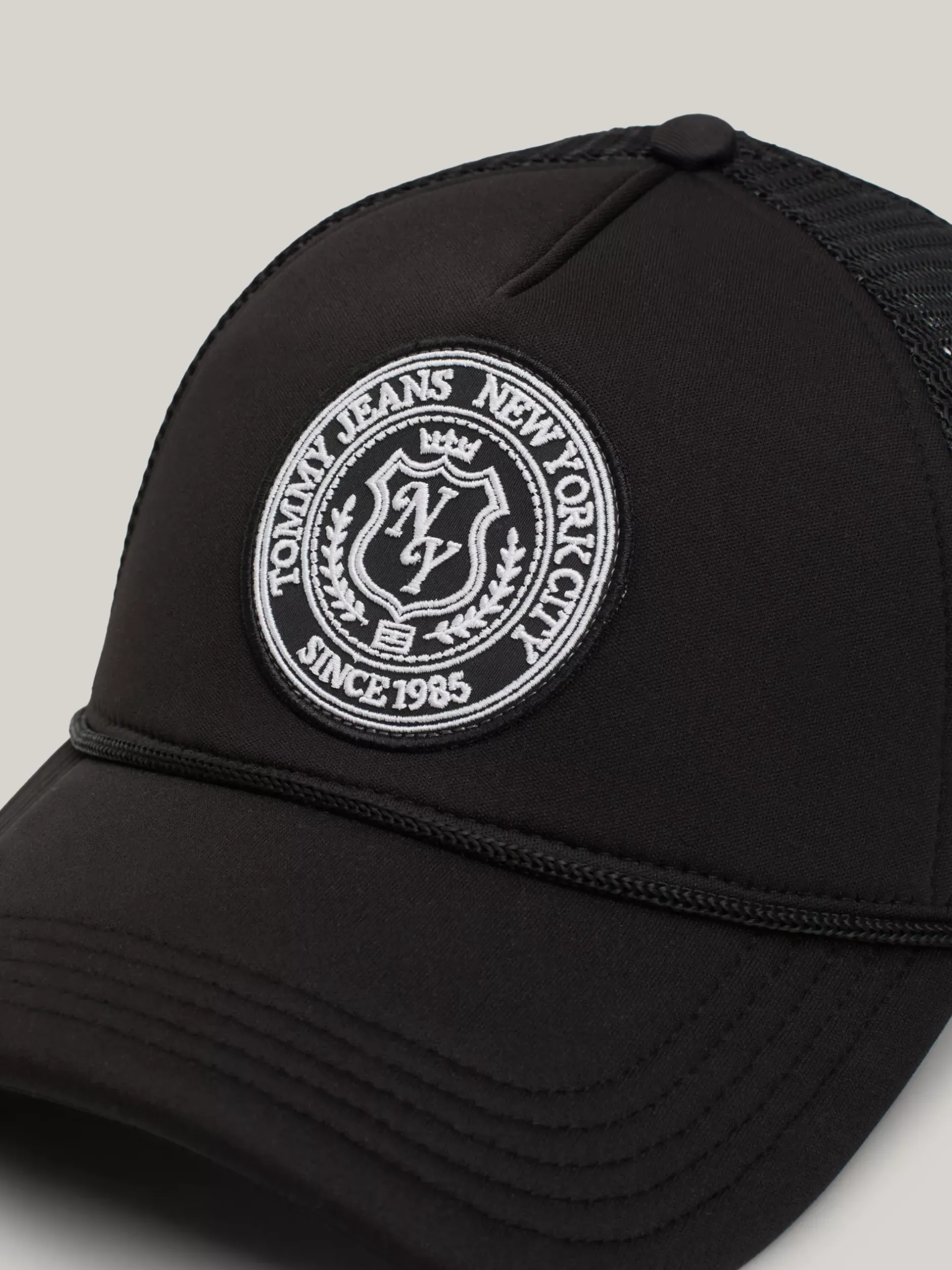 Czapki Z Daszkiem|Czapki I Szaliki*Tommy Hilfiger Czapka Typu Trucker Z Daszkiem I Siateczką BLACK