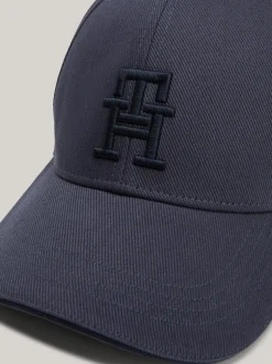 Czapki Z Daszkiem|Czapki I Szaliki*Tommy Hilfiger Czapka Z Daszkiem I Haftem Z Monogramem TH AEGEAN SEA