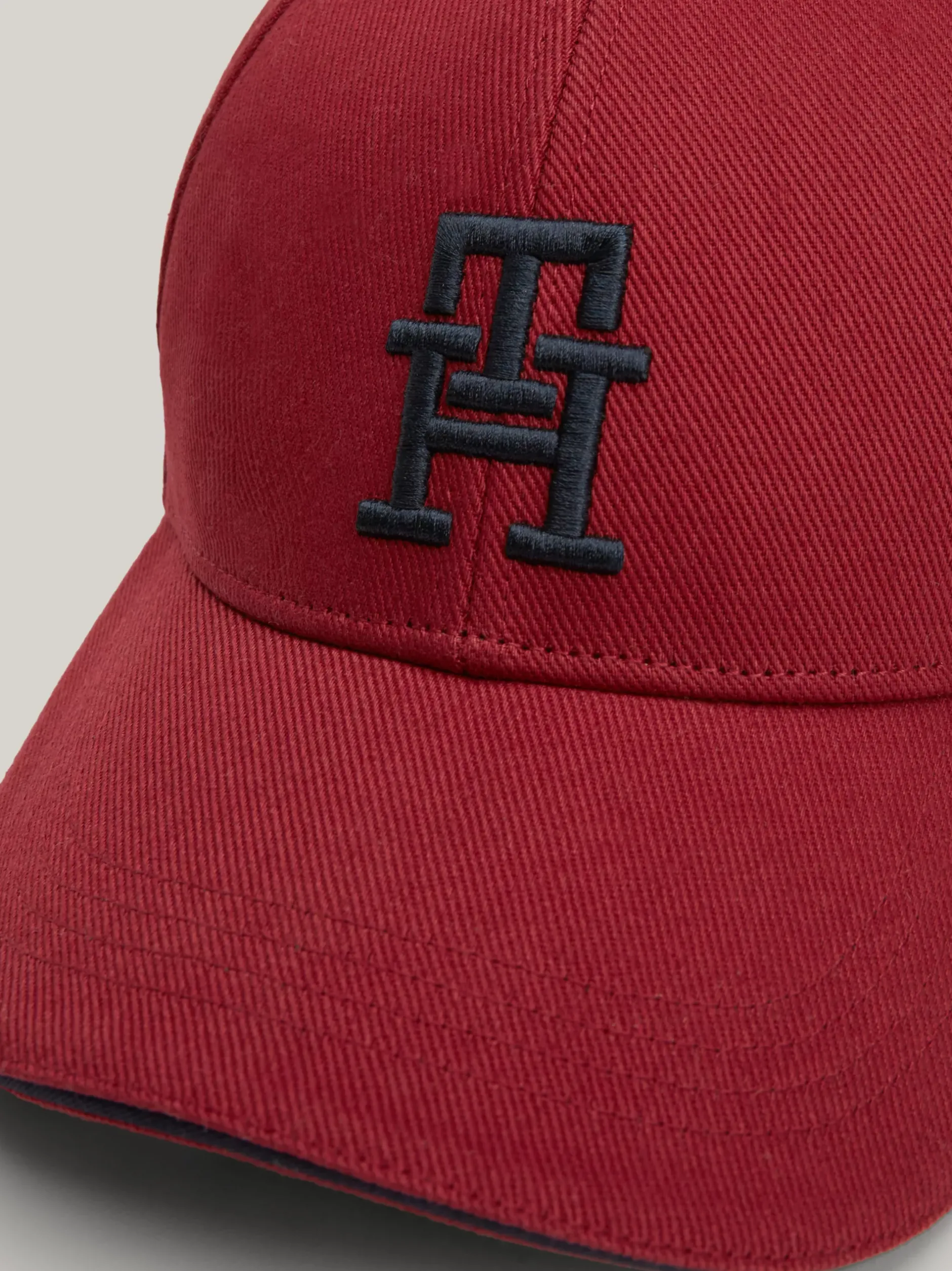 Czapki Z Daszkiem|Czapki I Szaliki*Tommy Hilfiger Czapka Z Daszkiem I Haftem Z Monogramem TH ROUGE