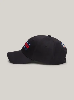 Czapki Z Daszkiem|Czapki I Szaliki*Tommy Hilfiger Czapka Z Daszkiem I Naszywką Z Logo Heritage BLACK