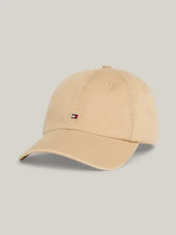 Czapki Z Daszkiem|Czapki I Szaliki*Tommy Hilfiger Czapka Z Daszkiem O 6-panelowej Konstrukcji CLASSIC KHAKI