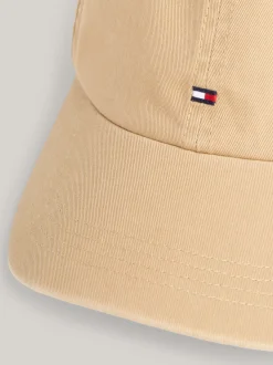 Czapki Z Daszkiem|Czapki I Szaliki*Tommy Hilfiger Czapka Z Daszkiem O 6-panelowej Konstrukcji CLASSIC KHAKI