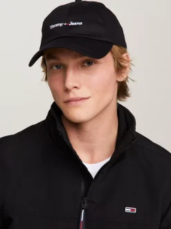 Czapki Z Daszkiem|Czapki I Szaliki*Tommy Hilfiger Czapka Z Daszkiem Z Bawełny BLACK
