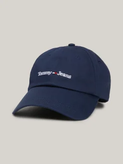 Czapki Z Daszkiem|Czapki I Szaliki*Tommy Hilfiger Czapka Z Daszkiem Z Bawełny TWILIGHT NAVY