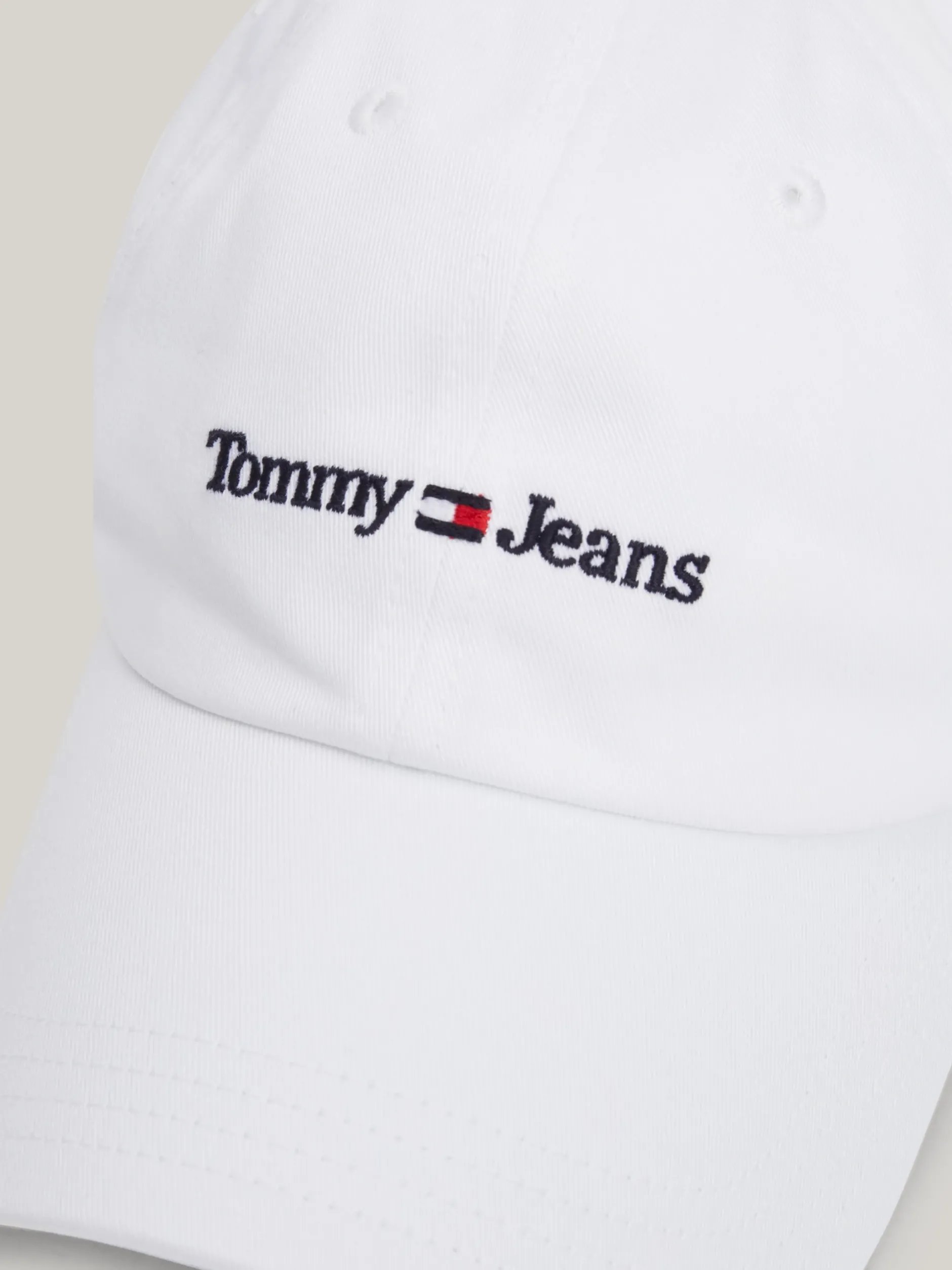 Czapki Z Daszkiem|Czapki I Szaliki*Tommy Hilfiger Czapka Z Daszkiem Z Bawełny WHITE