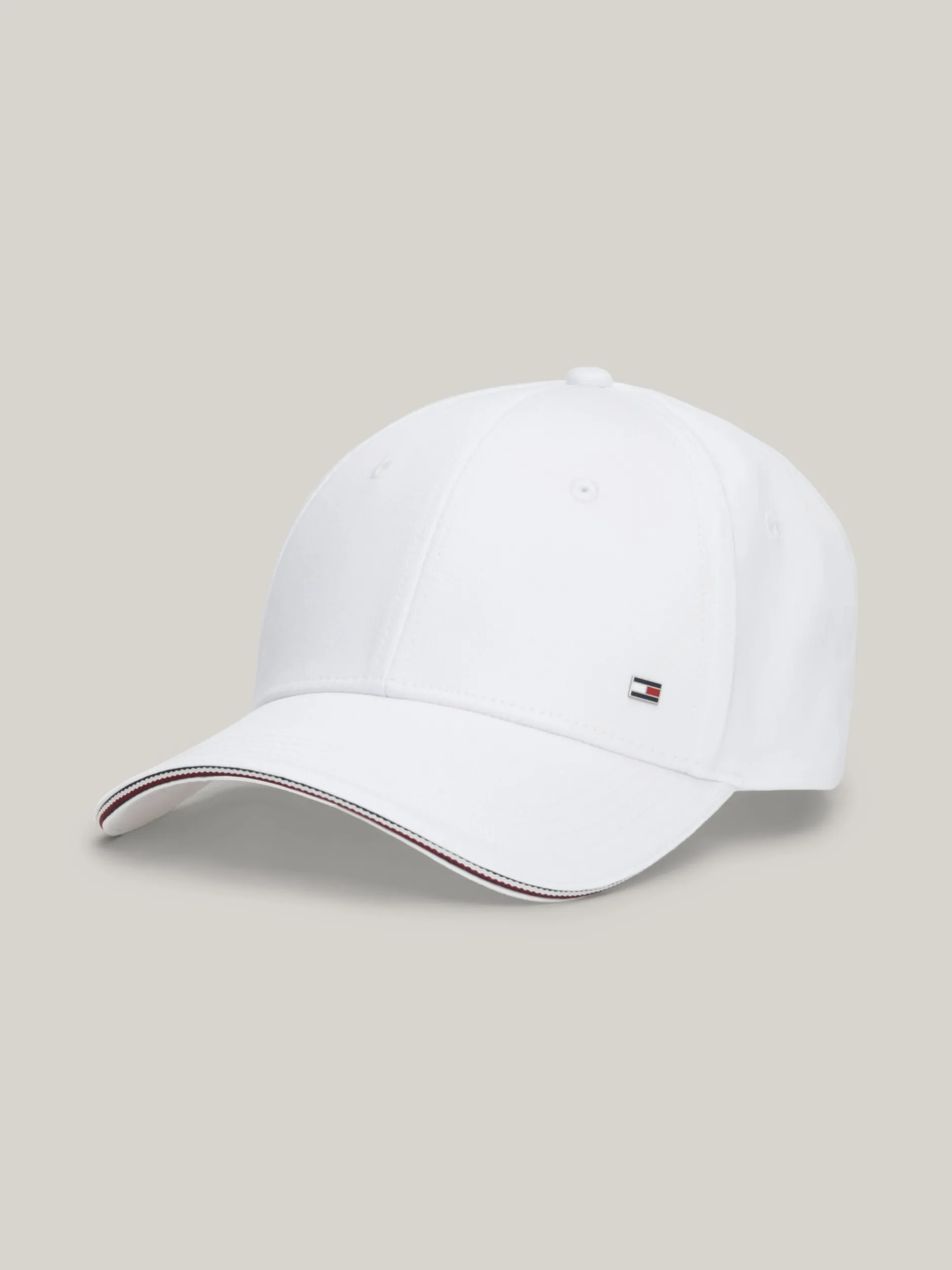 Czapki Z Daszkiem|Czapki I Szaliki*Tommy Hilfiger Czapka Z Daszkiem Z Flagą OPTIC WHITE