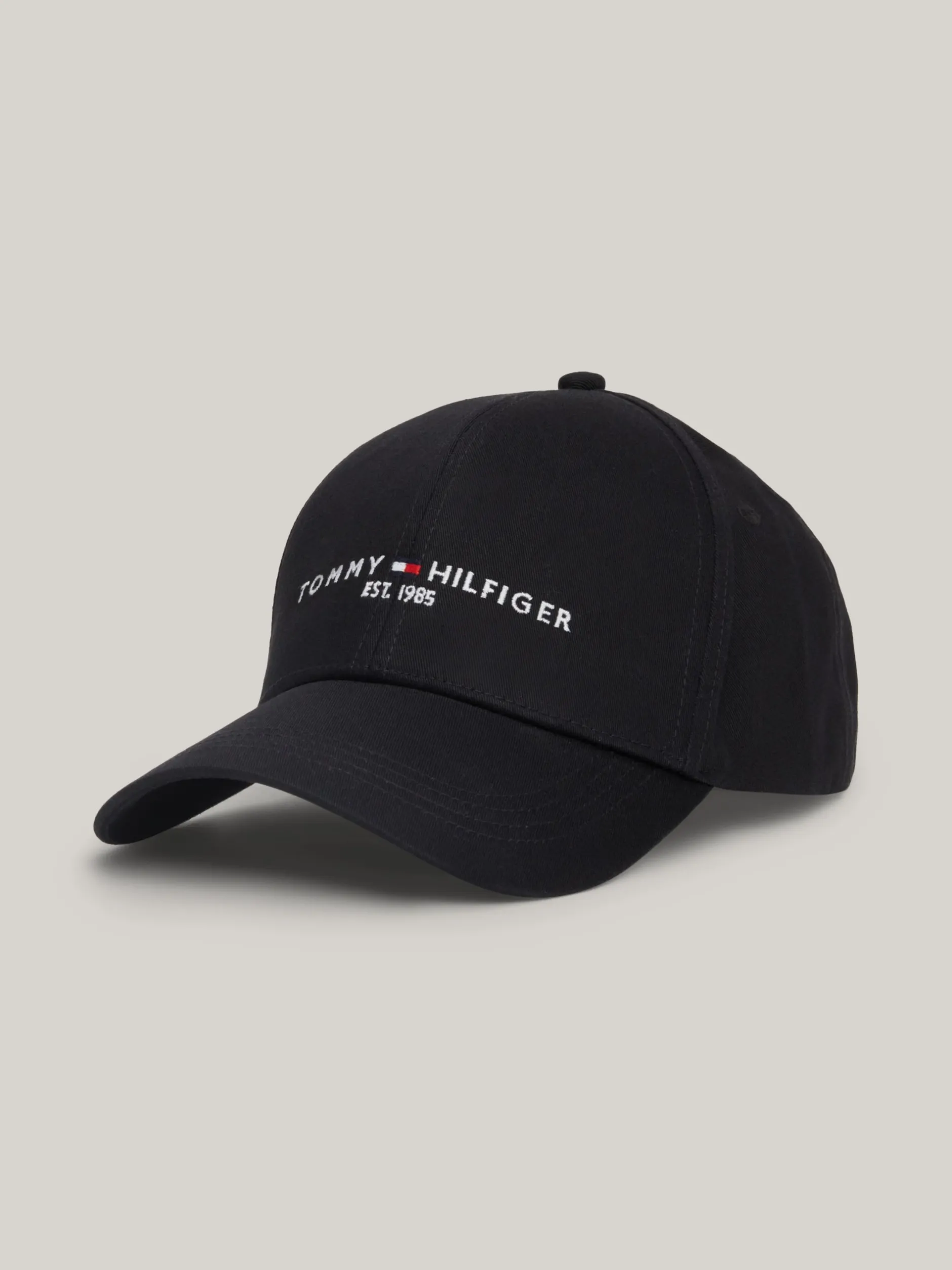 Czapki Z Daszkiem|Czapki I Szaliki*Tommy Hilfiger Czapka Z Daszkiem Z Kolekcji TH Established BLACK