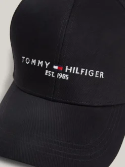 Czapki Z Daszkiem|Czapki I Szaliki*Tommy Hilfiger Czapka Z Daszkiem Z Kolekcji TH Established BLACK
