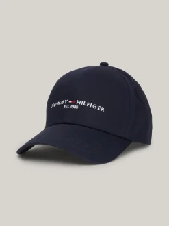 Czapki Z Daszkiem|Czapki I Szaliki*Tommy Hilfiger Czapka Z Daszkiem Z Kolekcji TH Established DESERT SKY