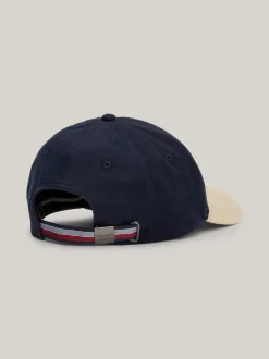 Czapki Z Daszkiem|Czapki I Szaliki*Tommy Hilfiger Czapka Z Daszkiem Z Logo Hilfiger Monotype SPACE BLUE/ KHAKI