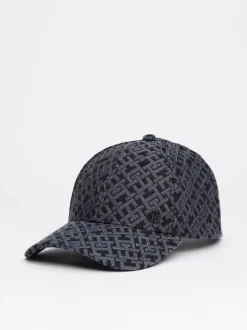 Czapki Z Daszkiem|Czapki I Szaliki*Tommy Hilfiger Czapka Z Daszkiem Z Monogramem TH BLACK
