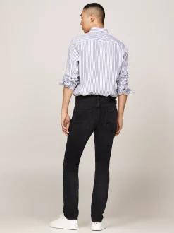 Jeansy*Tommy Hilfiger Czarne Jeansy Denton O Dopasowanym Kroju KANE BLACK