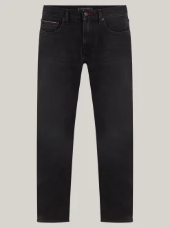 Jeansy*Tommy Hilfiger Czarne Jeansy Denton O Dopasowanym Kroju KANE BLACK