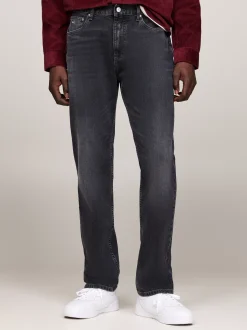 Jeansy*Tommy Hilfiger Czarne Jeansy Ryan O Wąskim Kroju DENIM BLACK
