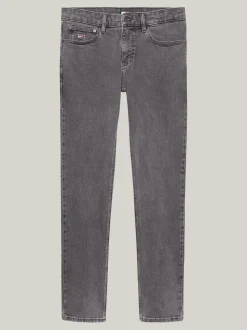 Jeansy*Tommy Hilfiger Czarne Jeansy Scanton O Wąskim Kroju DENIM BLACK